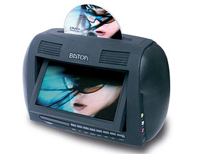 Automobilové opěrky hlavy s LCD a DVD Baton